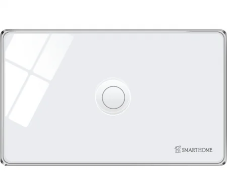 Công tắc thông minh LutaSmart nút lõm Zigbee - Tuya - 1 Nút - Trắng